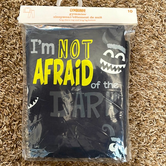 Gymboree Other - NIB Gymboree Boys' Long Sleeve Cotton Pajamas 2-Piece Set Monster Theme  Size 10